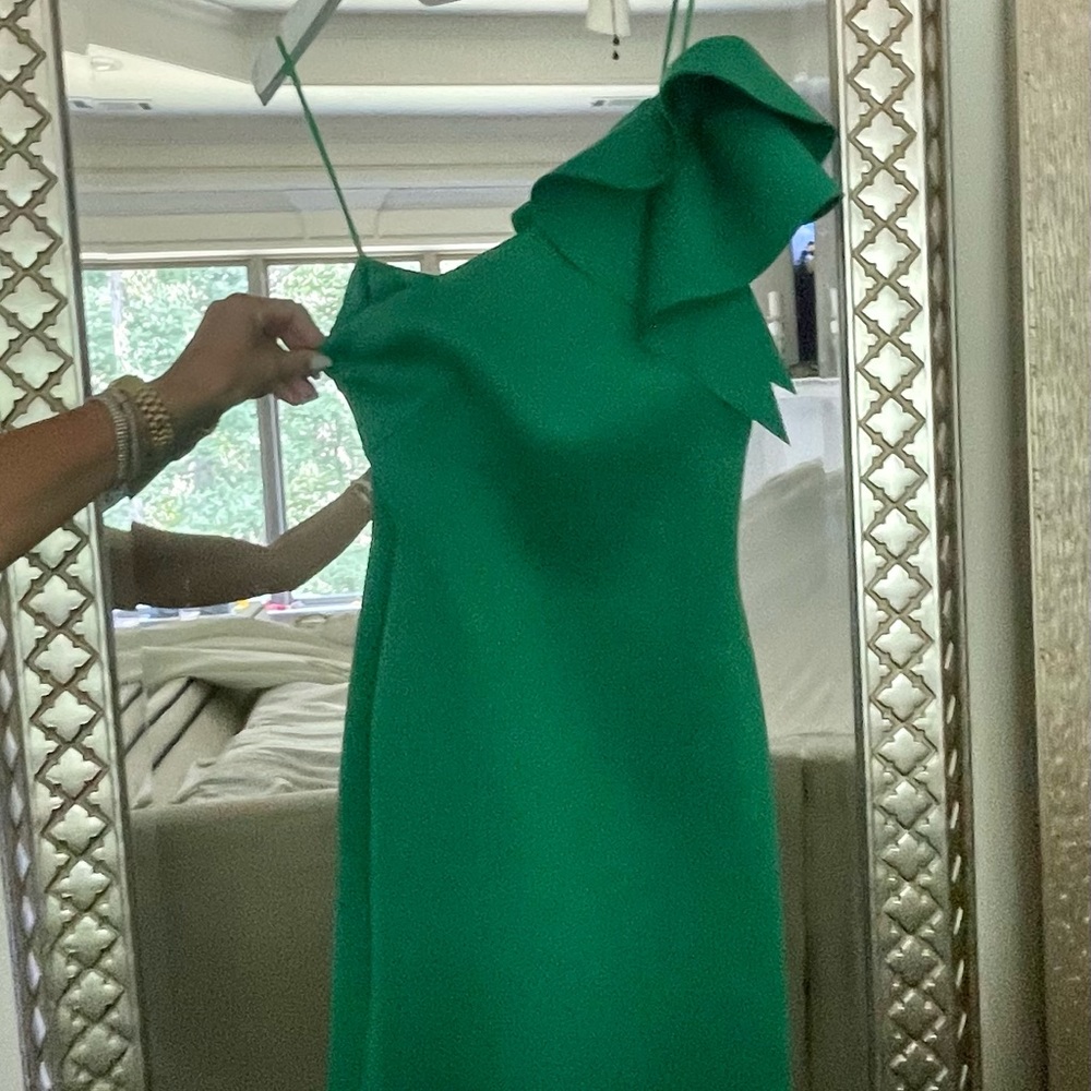 Gorgeous vivid GREEN (scuba feel material) Eliza J